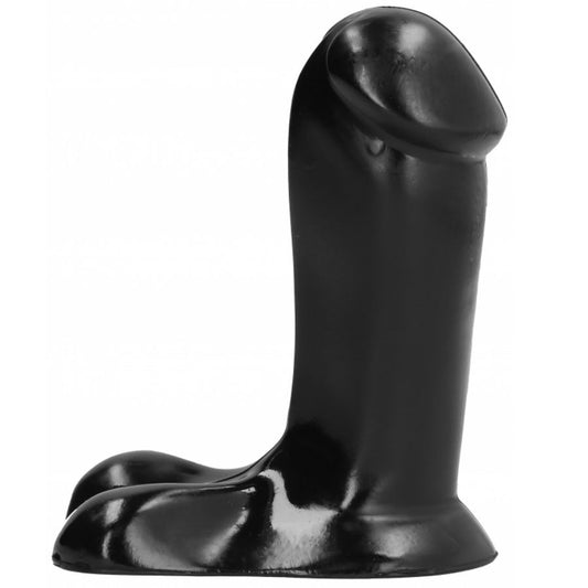All Black Dildo Realístico 14 Cm