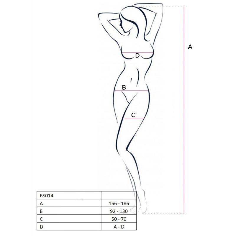 Passion - Woman BS014 Bodystock Branco Tamanho Único