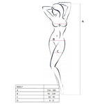 Passion - Woman Bs017 Bodystocking Negro Talla Única
