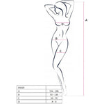 Passion - Woman Bs020 Bodystock Branco Tamanho Único