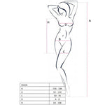 Passion - Mulher BS026 Bodystocking Vestido Branco Estilo Tamanho Único