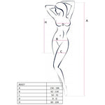 Passion - Mulher Bs027 Bodystocking Vestido Vermelho Estilo Tamanho Único