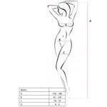 Passion - Mujer Bs031 Bodystock Rojo Talla Única