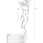 Passion - Mulher Bs027 Vestido Preto Estilo Bodystocking Tamanho Único