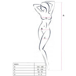 Passion - Woman Bs031 Bodystocking Preto Tamanho Único