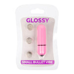 Glossy - Pequeño Bala Vibrador Rosa Oscuro