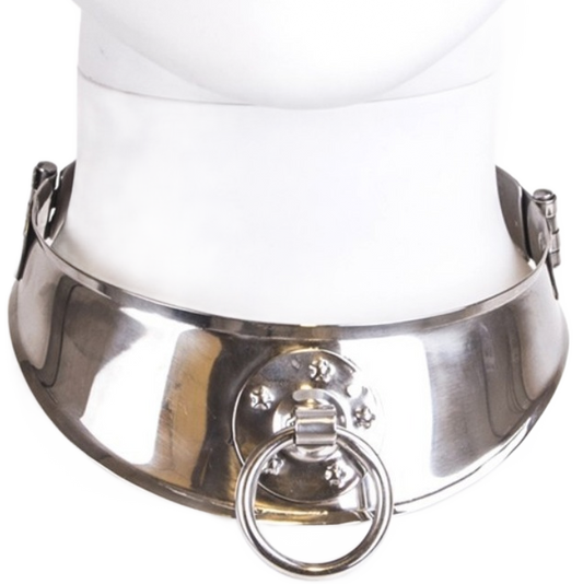 Metal Hard Colar de Reteno Com Anel