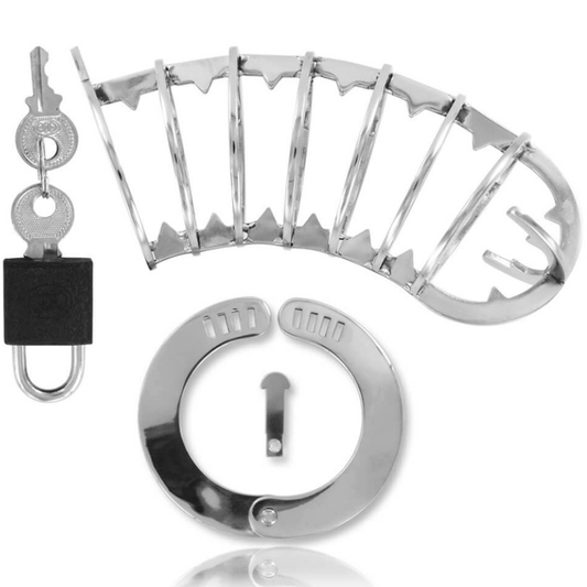 Metal Hard - Gaiola para Pénis com Fechadura de Segurana 14 cm