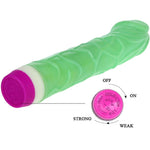 Baile Vibrador Waves of Pleasure 23 cm Verde