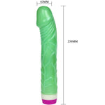 Baile Vibrador Waves of Pleasure 23 cm Verde