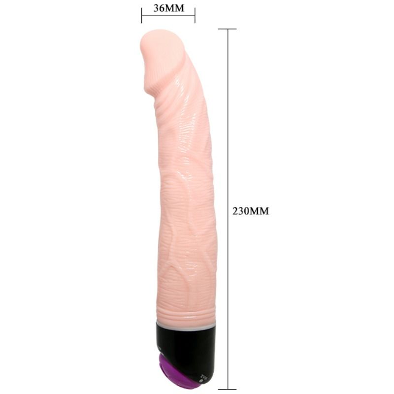Baile Vibrador Realista Adour Club 23 cm Natural