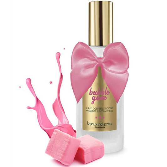 Bijoux Bubble Gum Gel 2 Em 1 Silicone Goma de Morango 100 Ml