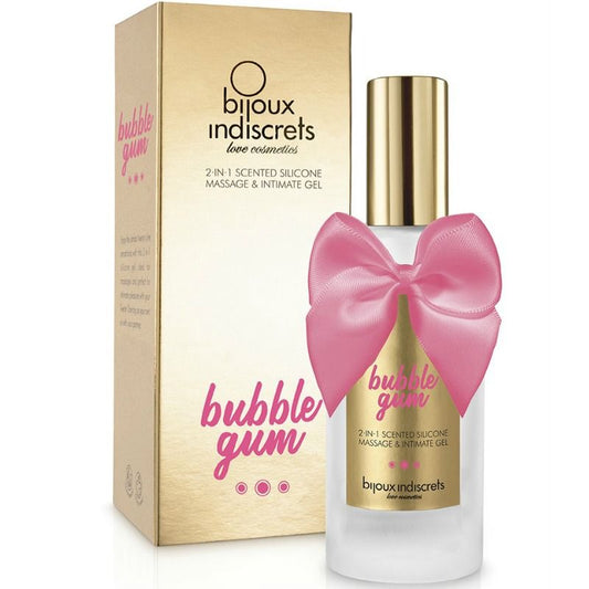 Bijoux Bubble Gum Gel 2 Em 1 Silicone Goma de Morango 100 Ml
