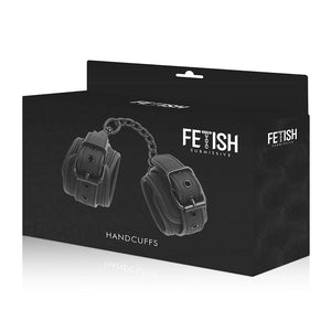 Fetish Submissive - Algemas de Couro Vegano com Forro de Noprene