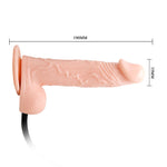 Baile Dildo Vibrante e Inflvel Realista