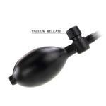Vibrador inflable realista de 18.8 cm con base para el pene
