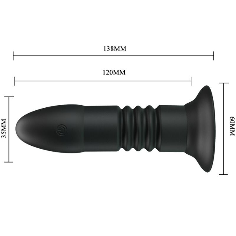 Pretty Love Plug Magic Jinger para Cima e para Baixo e Vibrao