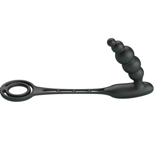 Pretty Love Anéis para Pênis Com Plug Vibrador