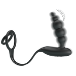 Pretty Love Anéis para Pênis Com Plug Vibrador