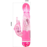 Vibrador Bailarina Multivelocidad con Estimulador Rosa