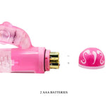 Vibrador Bailarina Multivelocidad con Estimulador Rosa