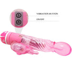 Vibrador Bailarina Multivelocidad con Estimulador Rosa