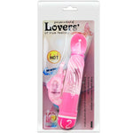 Vibrador Bailarina Multivelocidad con Estimulador Rosa