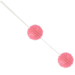 Bolas Texturizadas Baile Para Placer Profundo Rosa 3.6 cm