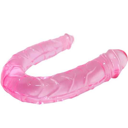 Baile Duplo Dong Dildo Rosa Duplo