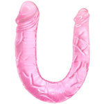 Baile Duplo Dong Dildo Rosa Duplo