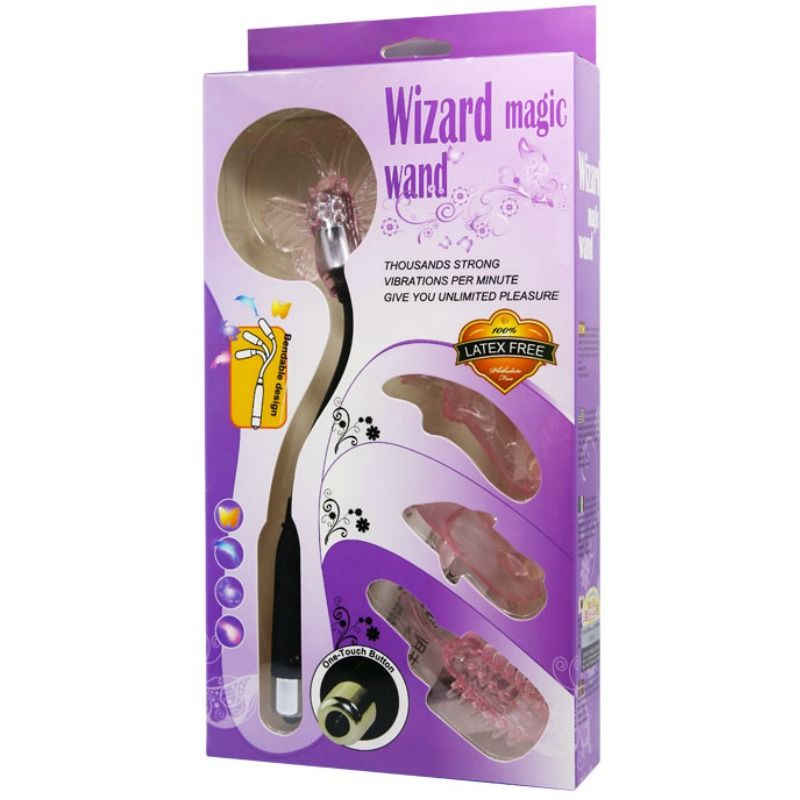 Baile - Estimulador de Varinha Mgica Wizard com Vibração