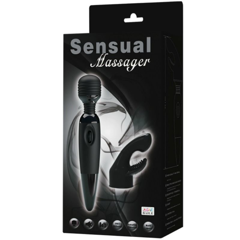 Baile Massager Desensual Com Cabeça Intercambiável