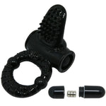 Vibrador de Anillo Sweet Ring con Conejo Texturizado