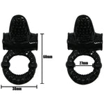 Vibrador de Anillo Sweet Ring con Conejo Texturizado