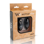 Womanvibe Alsan Egg Control Remoto Negro Silicona Negra