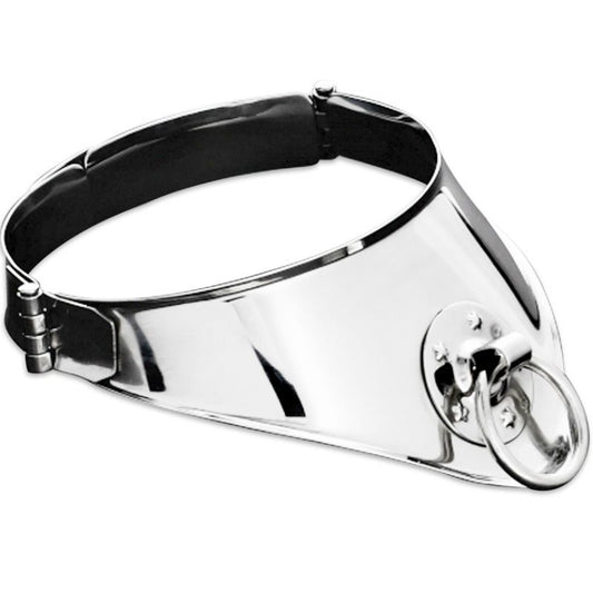 Metal Hard Collar de Sujeción con Anillo y Candado 12,5 Cm