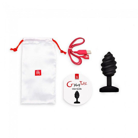 G-vibe Gplug Twist con Vibración Negro