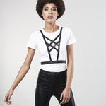 Bijoux Indiscrets Maze Arnês Cruzado Com Decote - Preto