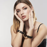 Bijoux Indiscrets Maze Algemas Pretas Pulseiras