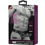 Pretty Love - Marvin Strap on com Vibração e Dildo Oco