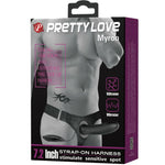 Pretty Love - Myron Strap on com Vibração e Dildo Oco
