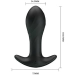 Pretty Love Vibrador Anal Preto Preto Amor