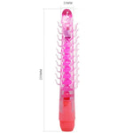 Baile Flexi Vibe Dildo Vibrador Sensual de Columna Flexible Lila 23.5 cm