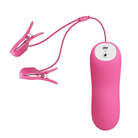 Baile Pizzas de Onda Romántica con Vibración y Electrochoque Fucsia