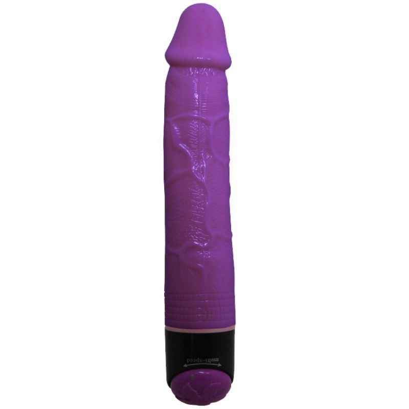 Vibrador realista de baile sexual lila de 23 cm