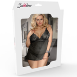 Subblime Babydoll con encaje floral rojo S / M