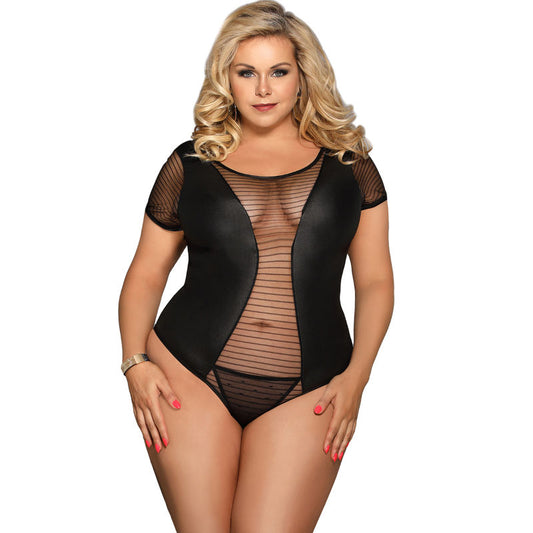 Subblime Queen Plus Fetish Curto Sleeve Peluche