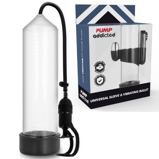 Pump Addicted Vibrador Transparente Rx5