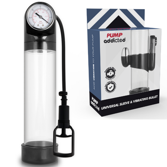 Pump Addicted Vibrador Transparente Rx9