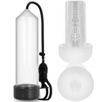 Bomba de vacío Pump Addicted Rx5 Transparente Con Masturbador